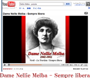 Dame Nellie Melba - Sempre libera